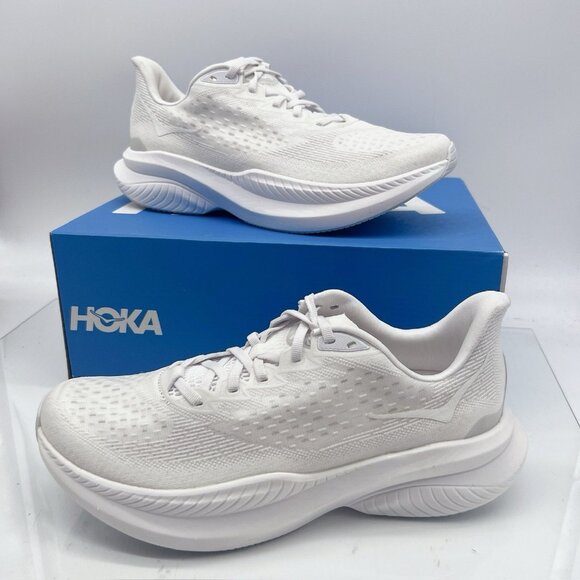 Hoka One One Mach 6 Womens Running Shoes Sneaker White Size US 10 - Picture 1 of 12